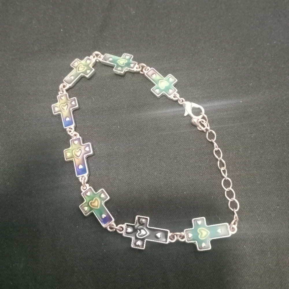 Multicolor Cross Christian  Bracelet UNISEX Men Women Youth